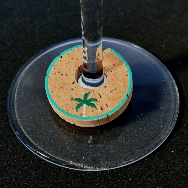 Marque verre Palmier